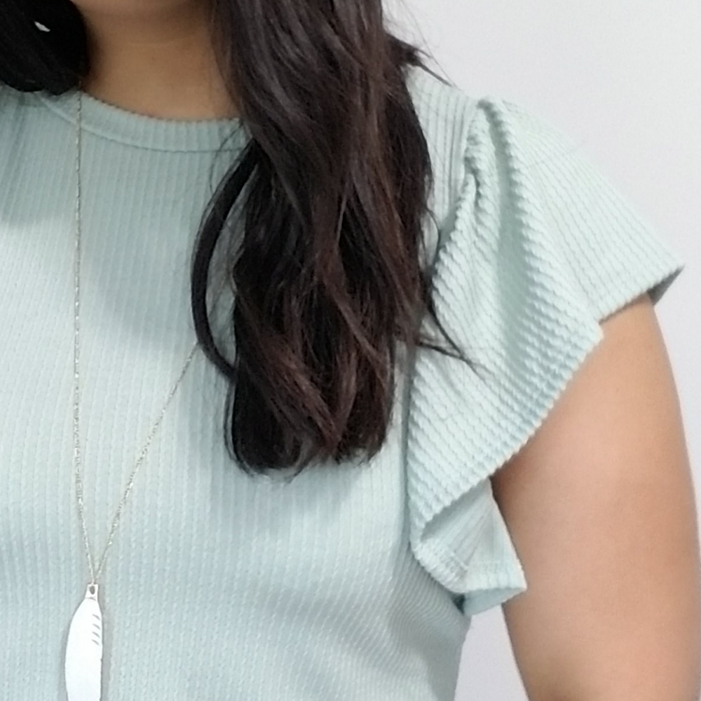 REJOICE RIBBED DRESS IN GREEN - Picture 7 of 8